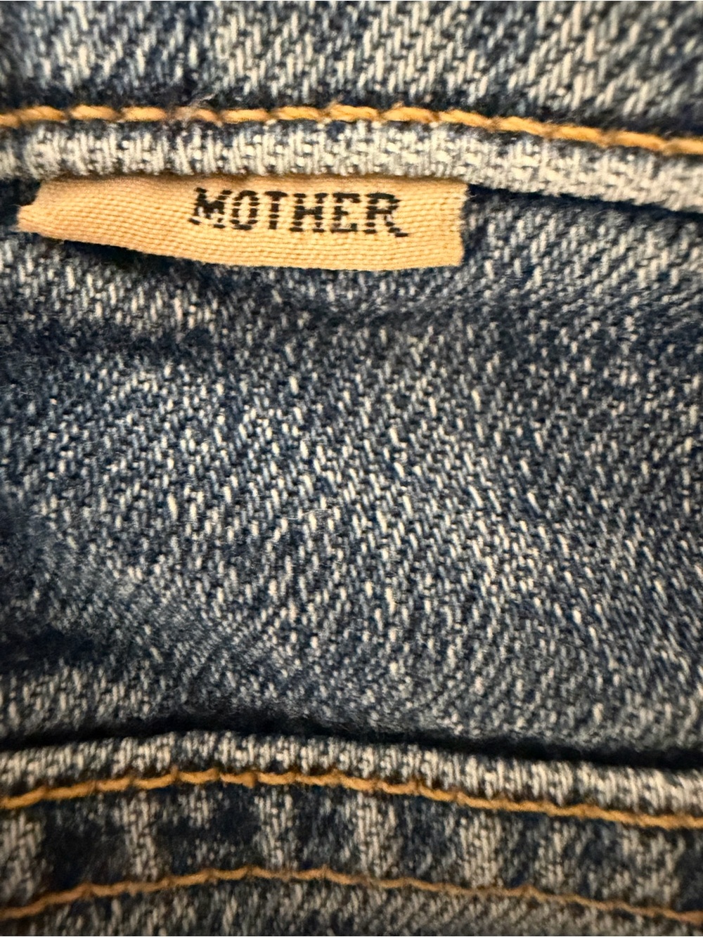MOTHER Superior The Hustler Women’s Sz 33 High Rise Cropped Straight Jeans READ* - Picture 7 of 16